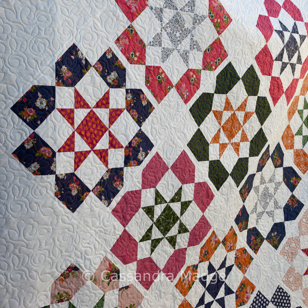 Dozen Roses – quilt pattern release – Cassandra Madge